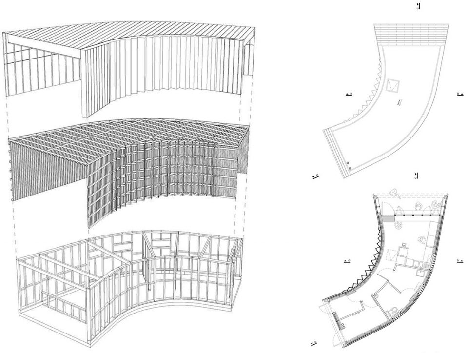 3 Pavilions in Park Along the River Seine by h2o architectes 1