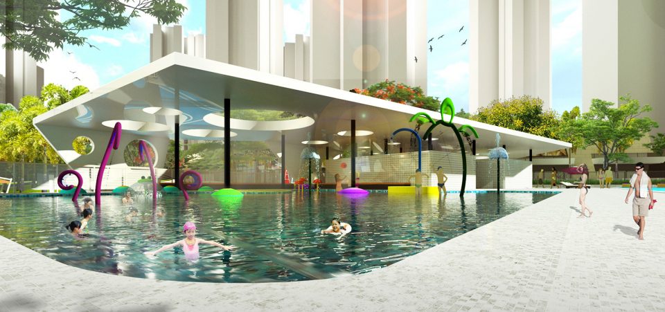 Dongguan Vanke Zhongtian City Garden landscape design China by FCHA