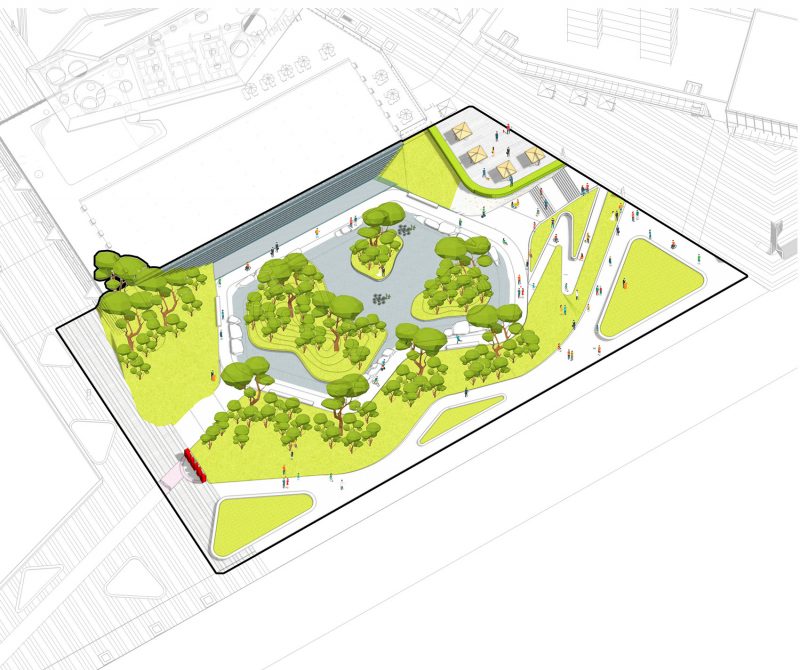 Dongguan Vanke Zhongtian City Garden landscape design China by FCHA