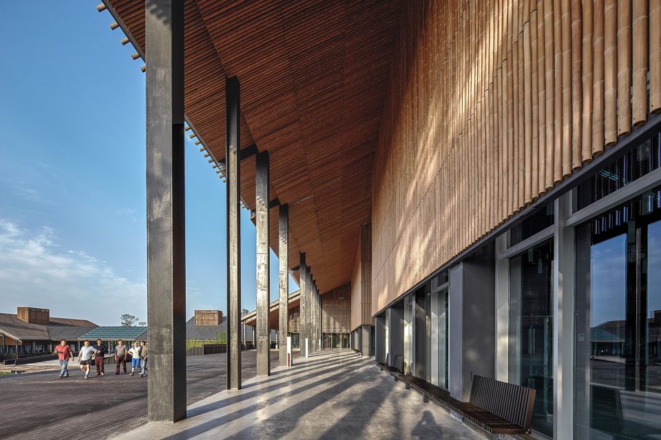 jiezi ancient town meiyi square and qingluan park china by beijing huaqing an design architects co ltd chengdu branch