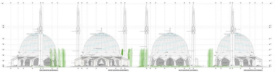 Marmara University Faculty of Theology Mosque and Culture Center by Hassa Architecture Engineering Co