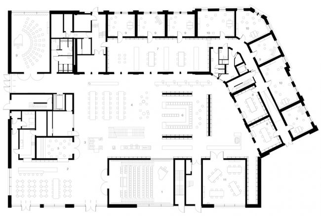utopia a library and academy for performing arts in aalst by kaan architecten
