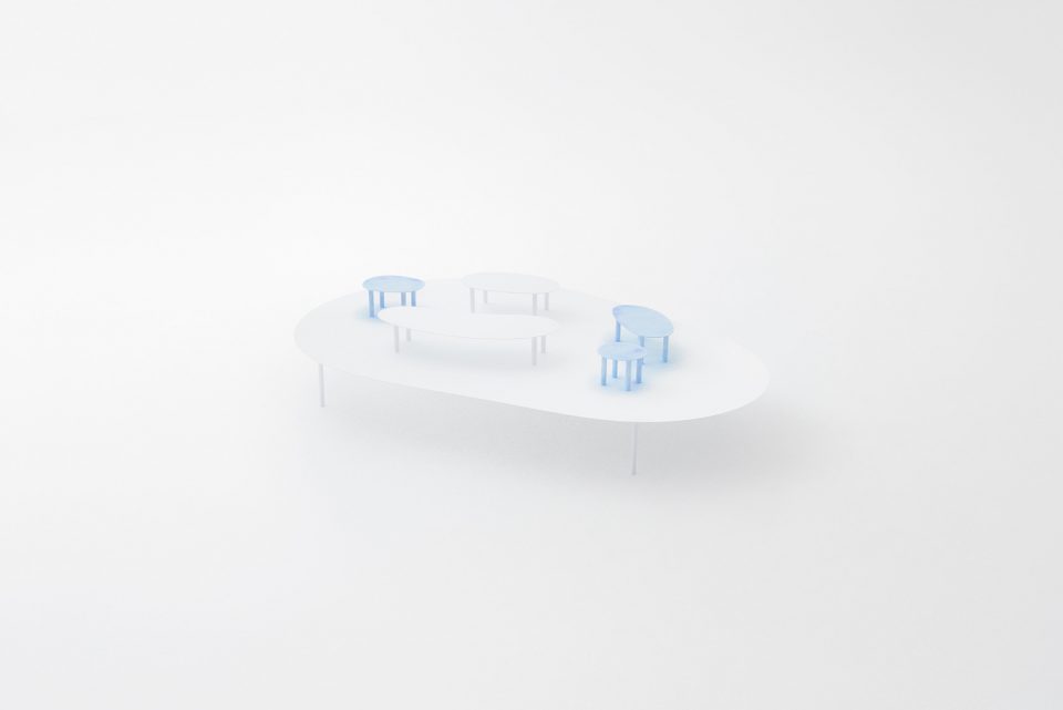 Watercolour collection for Friedman Benda by nendo
