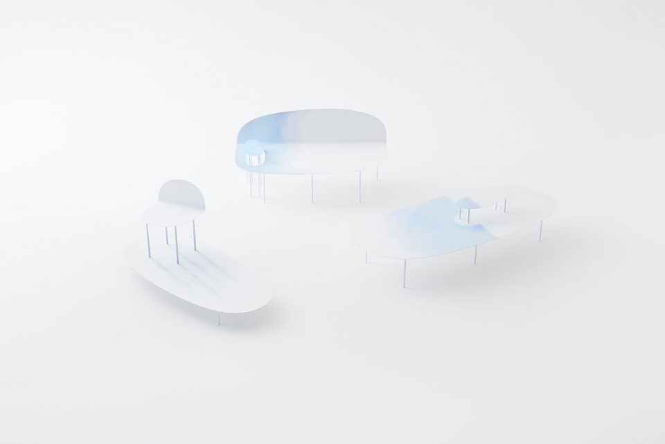 Watercolour collection for Friedman Benda by nendo