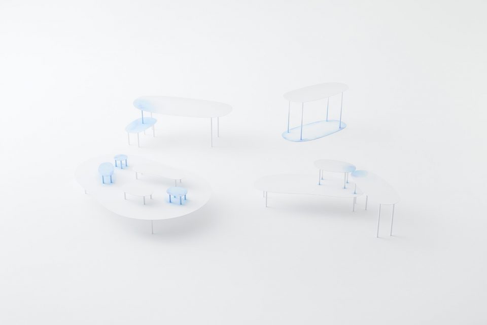 Watercolour collection for Friedman Benda by nendo