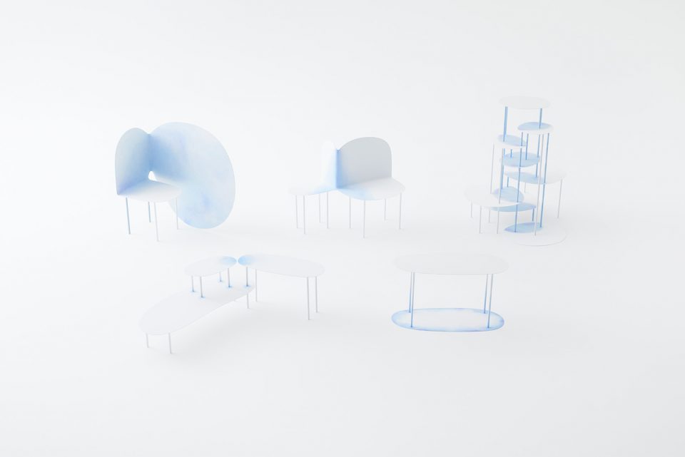 Watercolour collection for Friedman Benda by nendo
