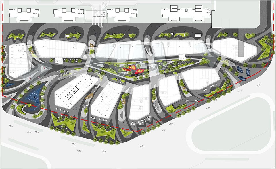 武汉金地 中法仟百汇 One city developmentGemdale Wuhan 平面图 master plan 1