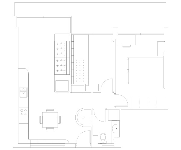 A two bedroom beach side apartment OLIVIA BOSSY