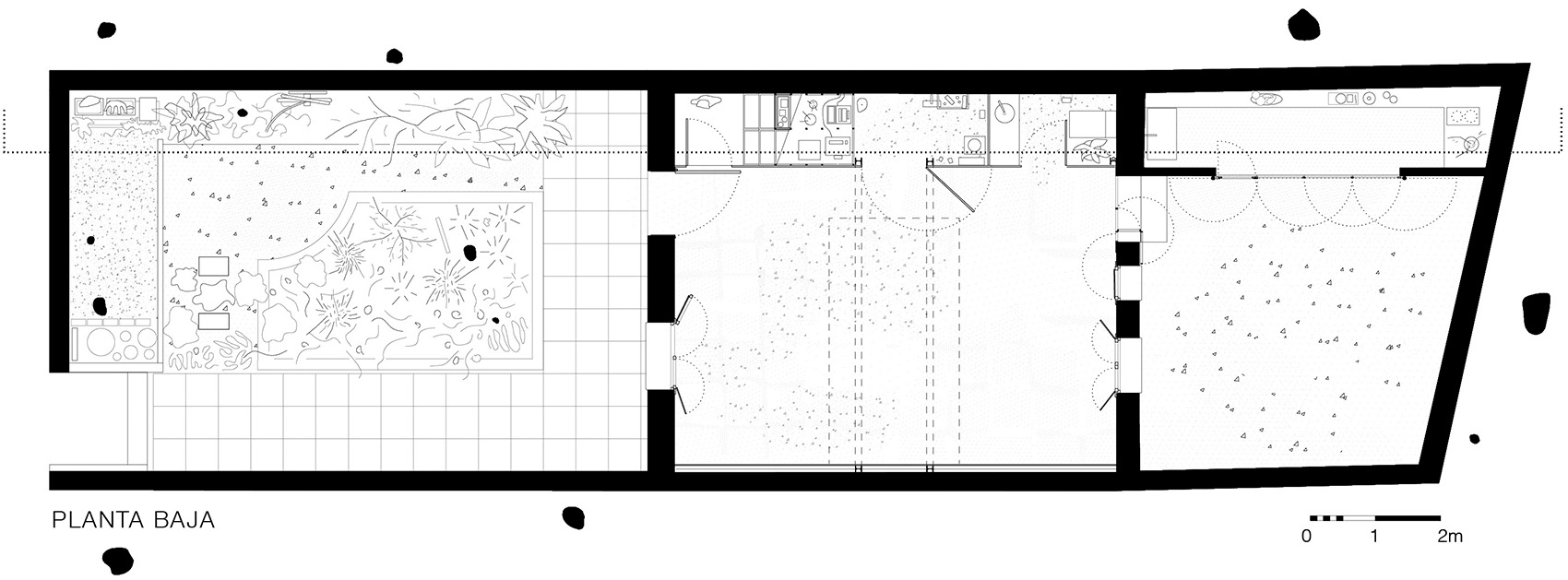 refurbishment of a small attached house by pia mendaro