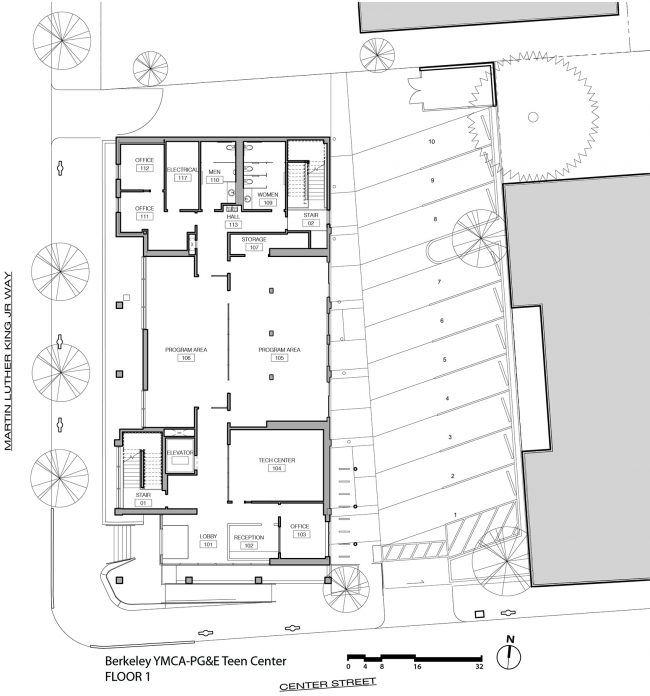 berkeley ymca pge teen center by noll tam architects