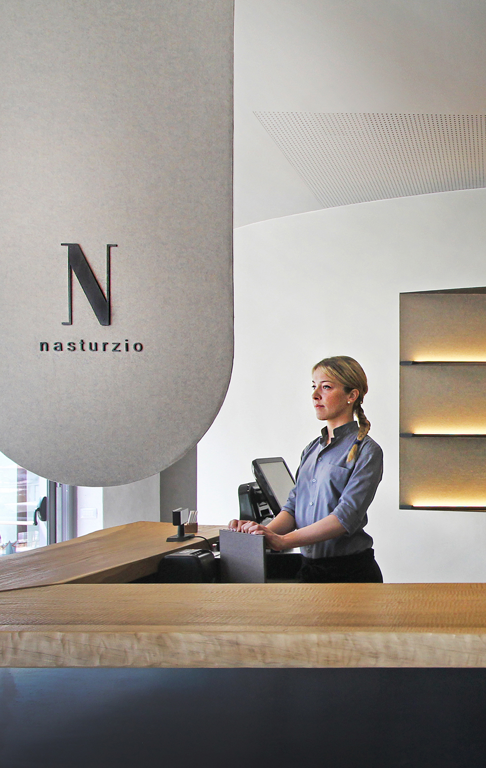 installation in nasturzio italian restaurant by francesca perani arianna foresti