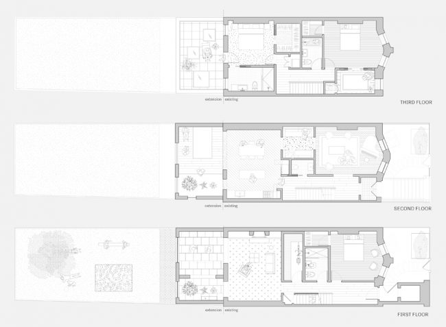 An Extended Townhouse in Brooklyn by vonDALWIG Architecture