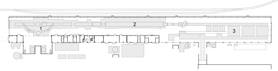 The Fantoni Plaxil 8 manufacturing building by Studio Valle Architetti Associati