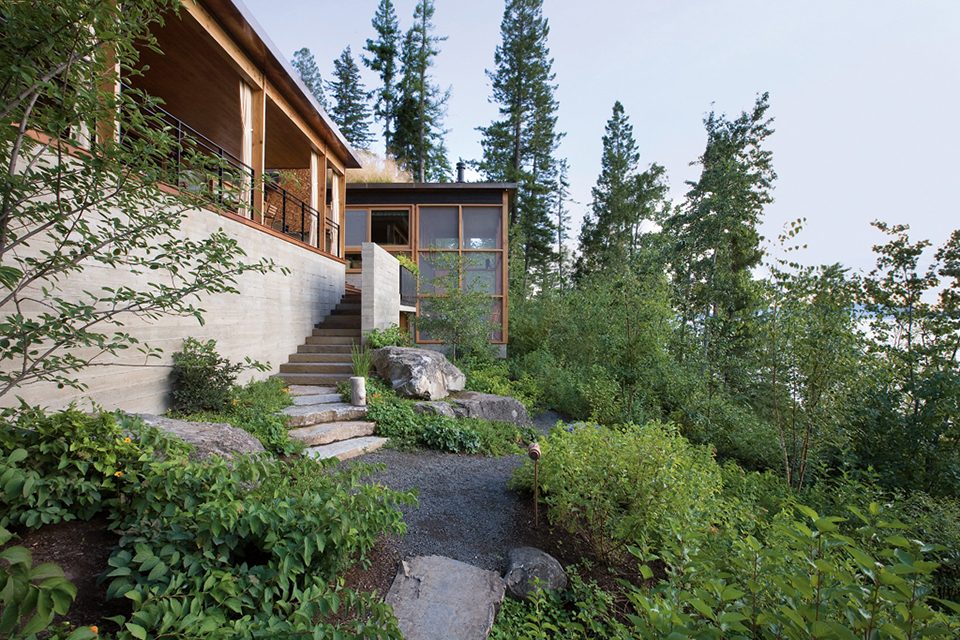stone creek camp master house by andersson wise architects