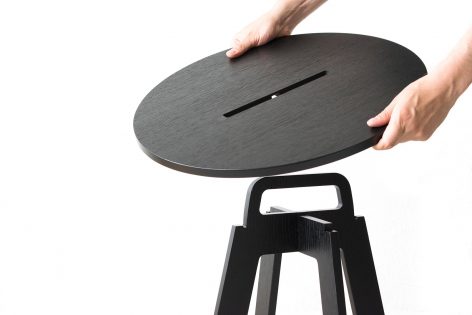 The Element No.1 side table by Simo Lahtinen