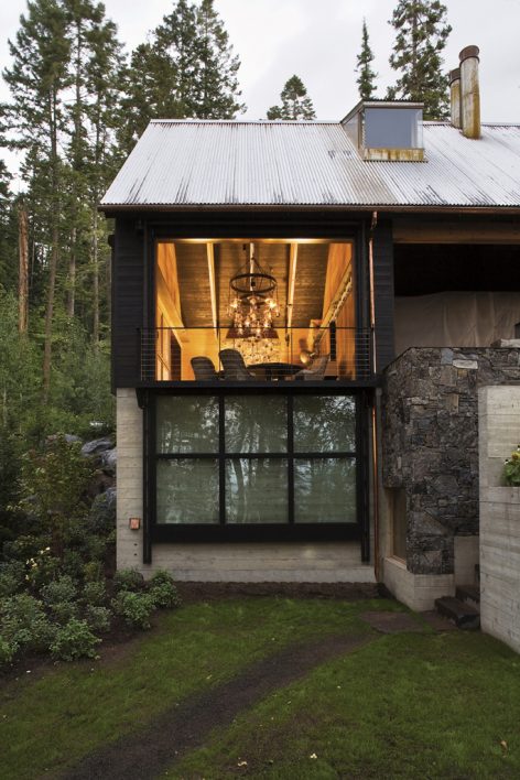stone creek camp master house by andersson wise architects