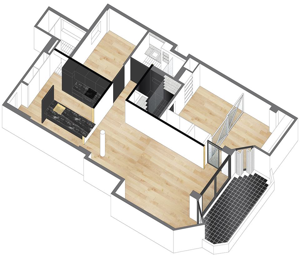 apartamento sardenya by raul sanchez architects