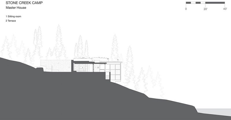 stone creek camp master house by andersson wise architects