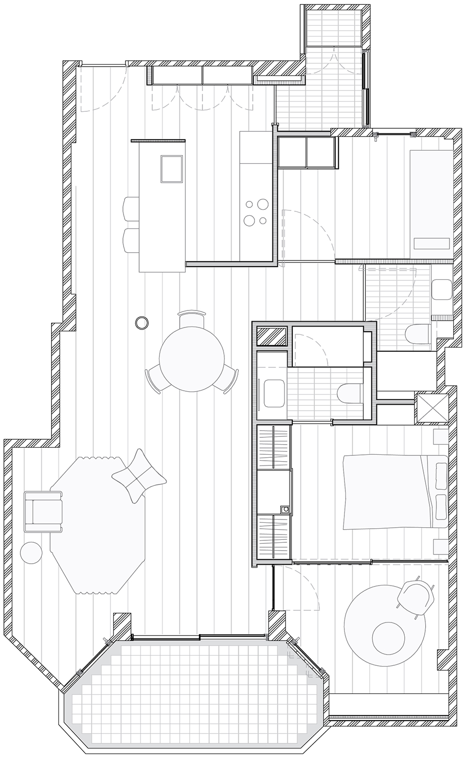 apartamento sardenya by raul sanchez architects