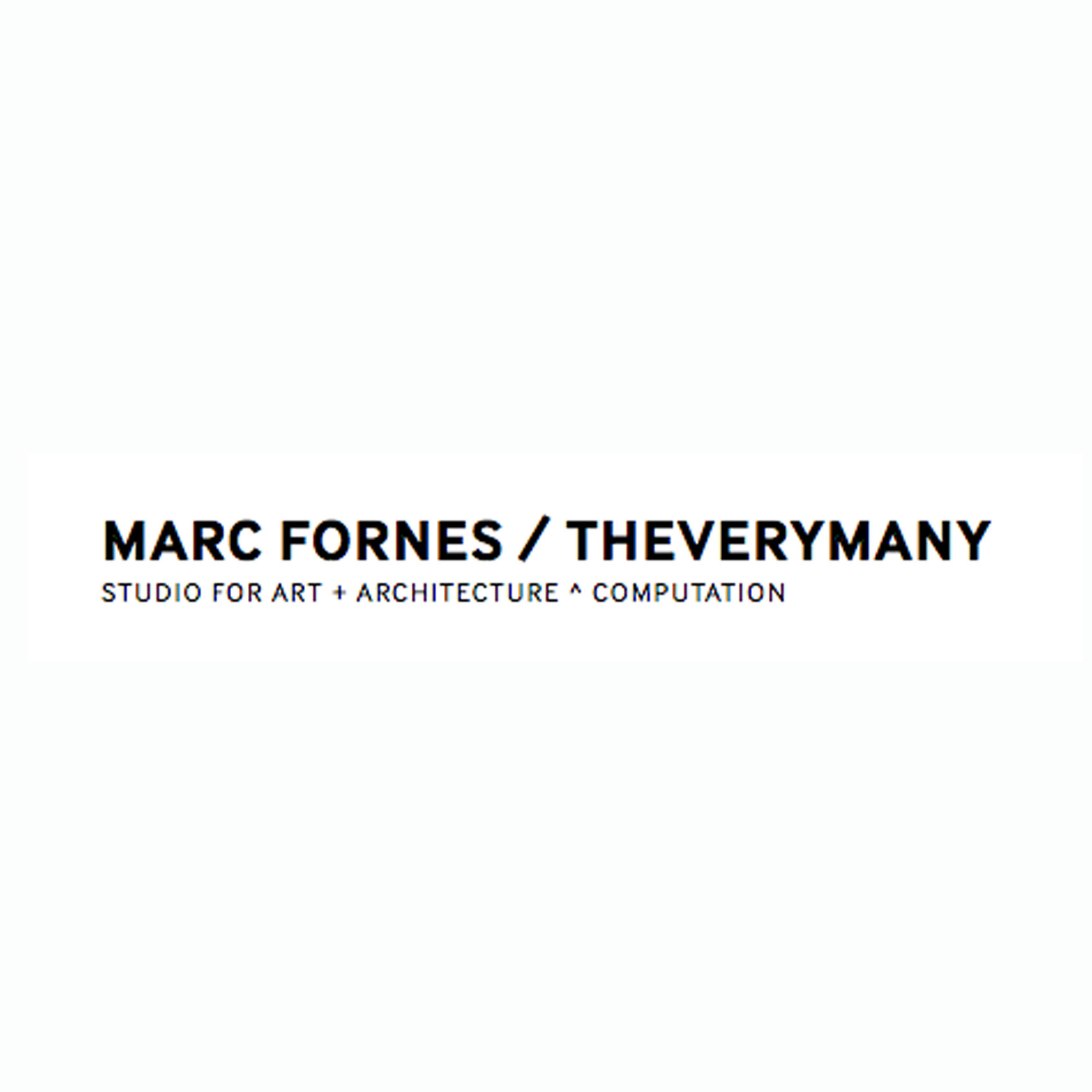 MARC FORNES/THEVERYMANY