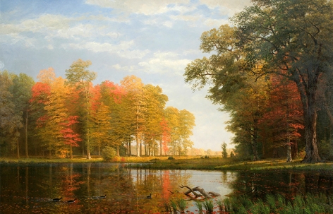 自然的诗意：哈德逊河派风景画展 / 伍斯特艺术博物馆