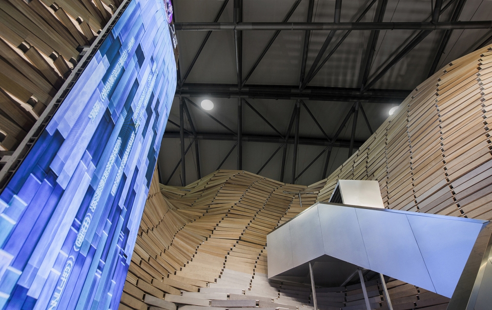 Two Showrooms for Wood flooring brand China by TOWOdesign