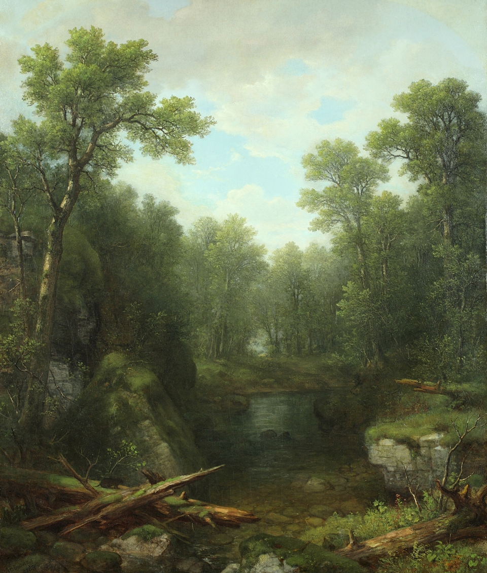 the poetry of nature hudson river school landscapes from the new york historical society