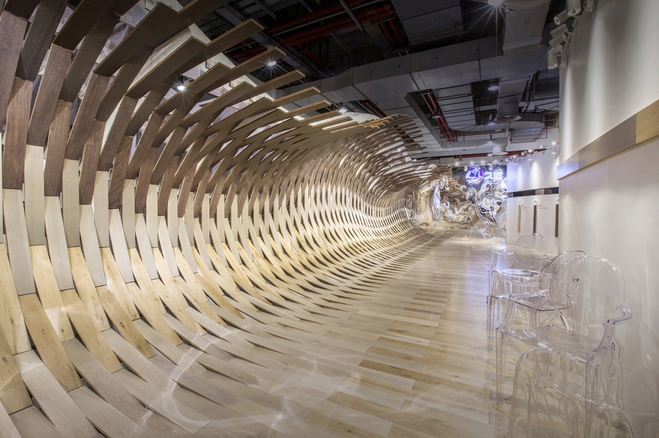Two Showrooms for Wood flooring brand China by TOWOdesign
