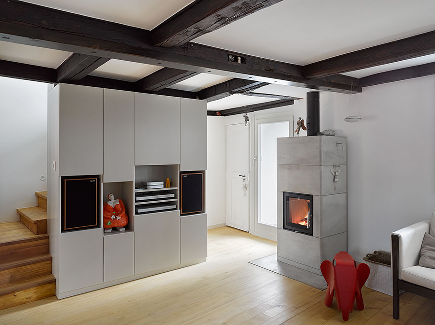 house in old town fribourg by boegli kramp architekten