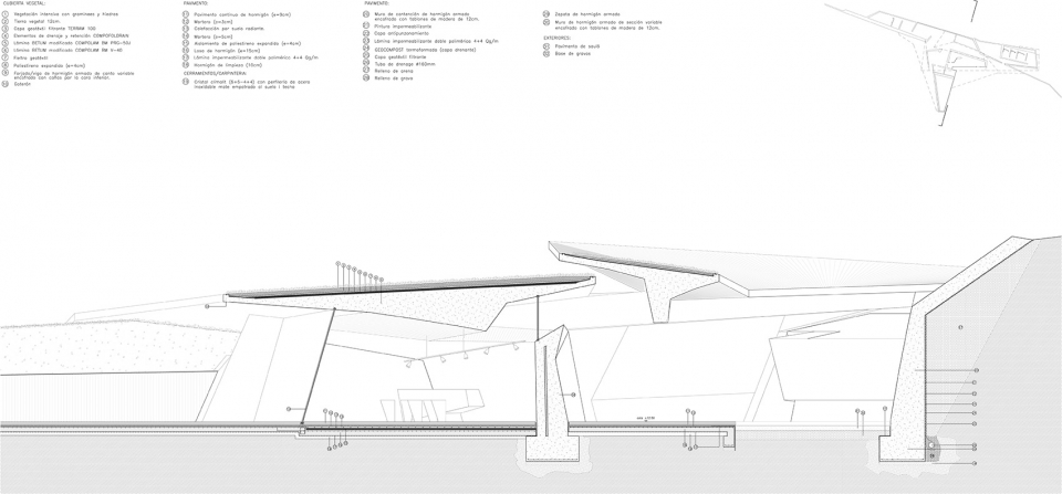 visitors center at the archaeological site of empuries by fuses viader arquitectes