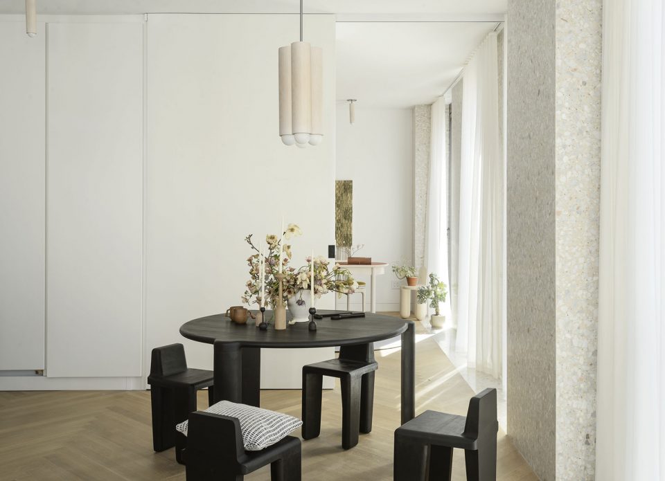 material interiors exhibition by radnor workstead