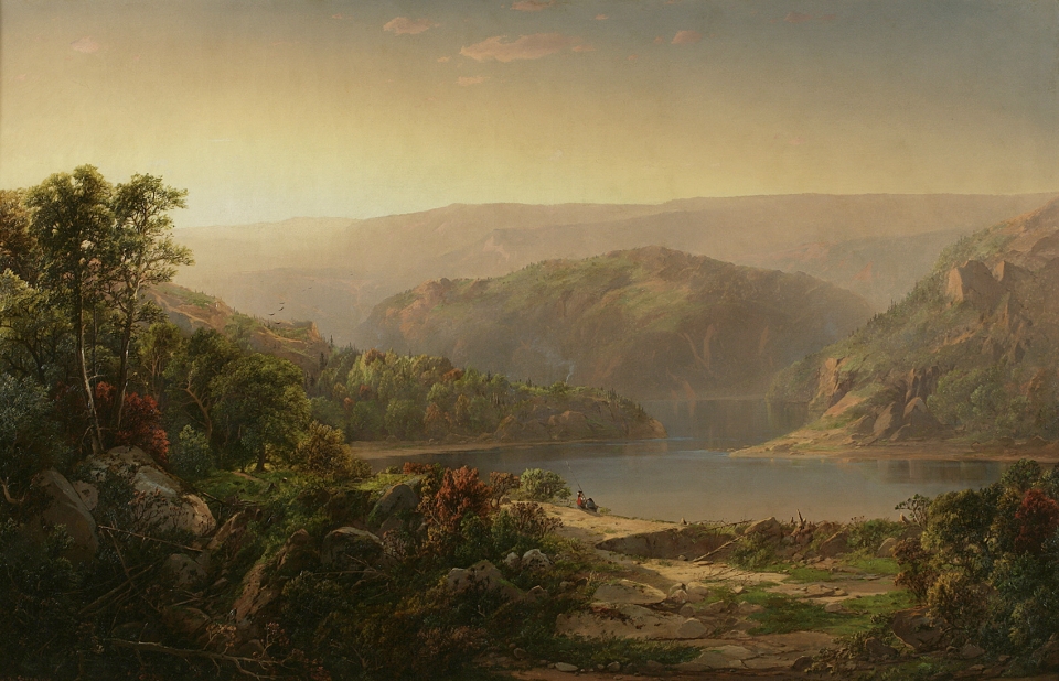 the poetry of nature hudson river school landscapes from the new york historical society