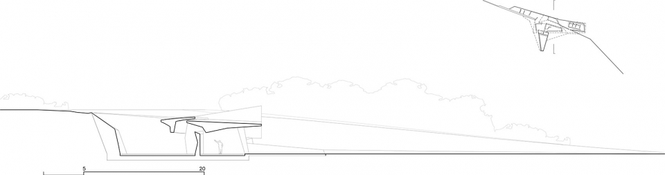 visitors center at the archaeological site of empuries by fuses viader arquitectes