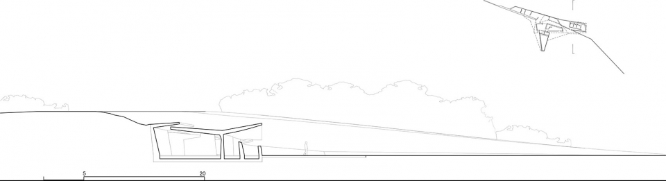 visitors center at the archaeological site of empuries by fuses viader arquitectes