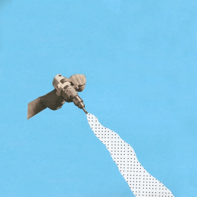 Handmade collage Fitacola