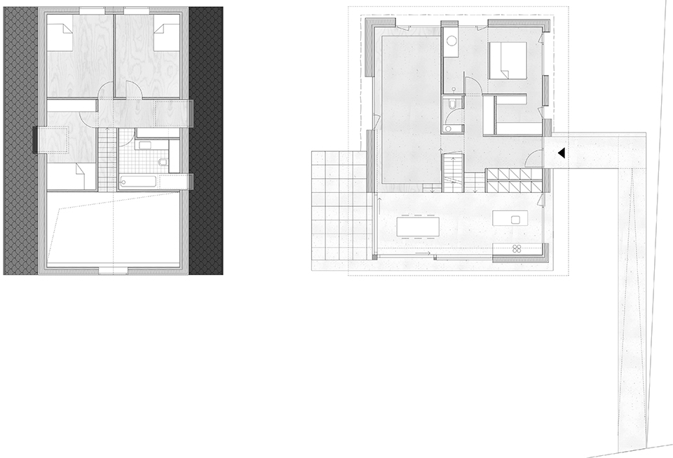 house with gable by mia2architektur