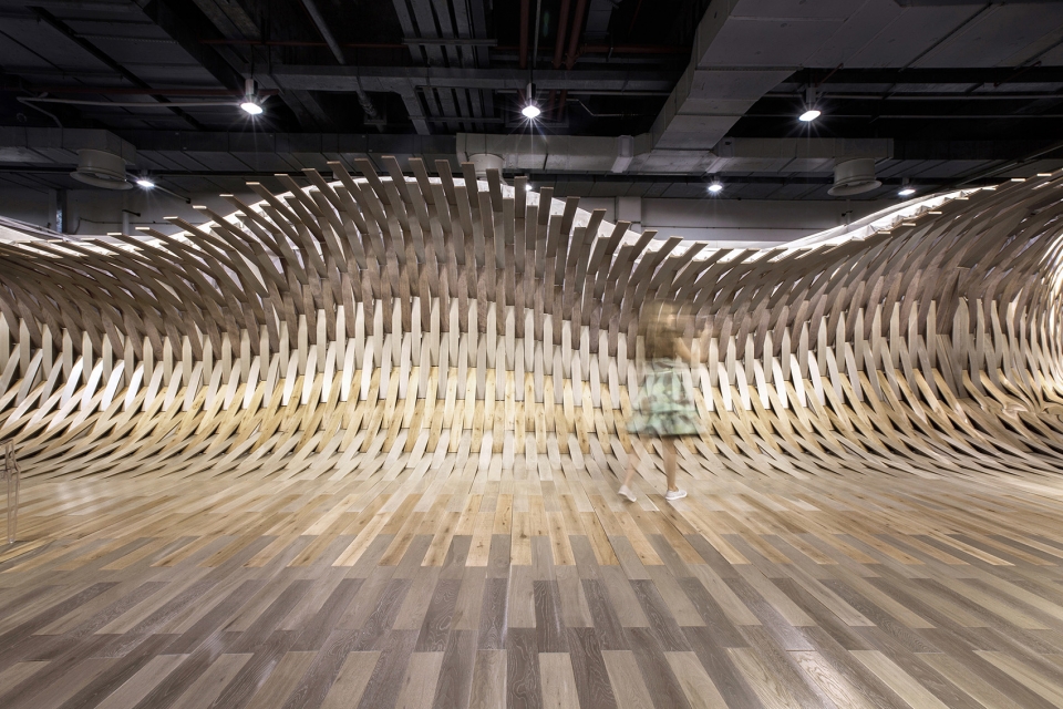 Two Showrooms for Wood flooring brand China by TOWOdesign