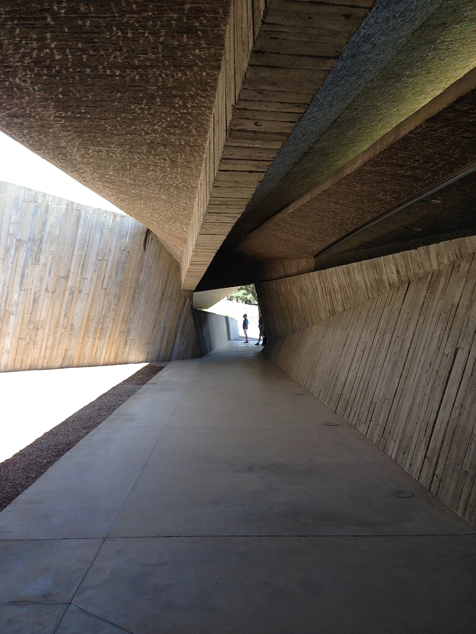 visitors center at the archaeological site of empuries by fuses viader arquitectes