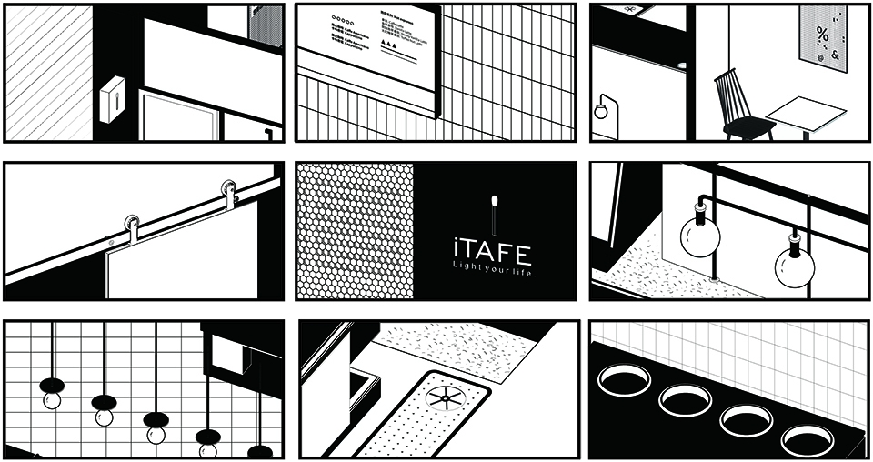 ITAFE Coffee Drinking Store China by Daylab Studio