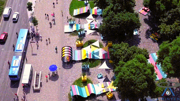 POP UP Park Hello Wood