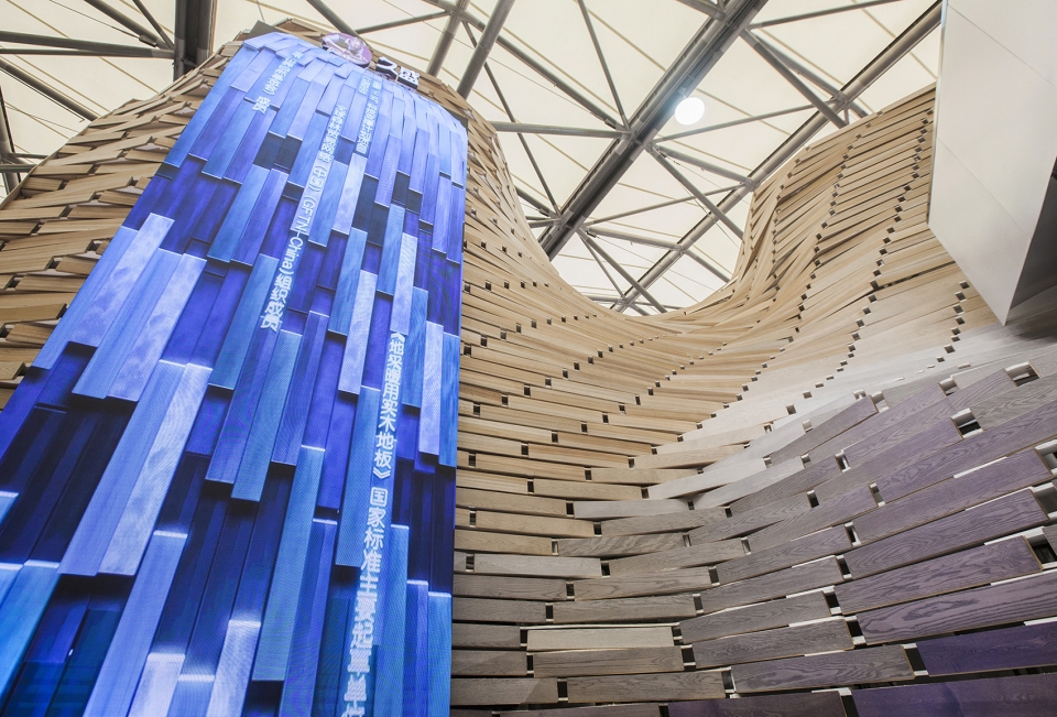 Two Showrooms for Wood flooring brand China by TOWOdesign