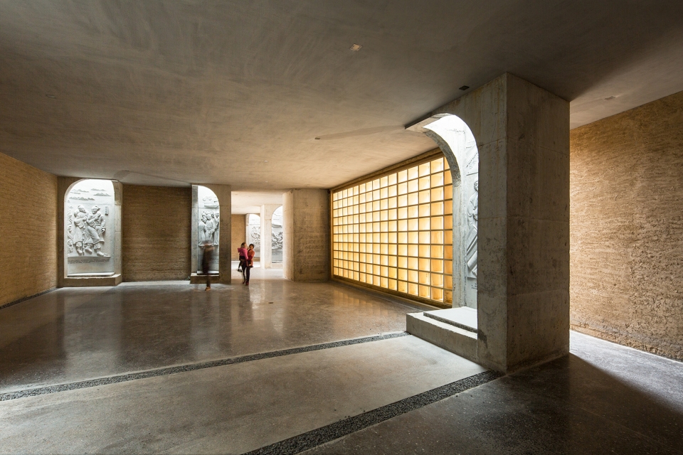 wang jing memorial hall by dna design and architecture studio