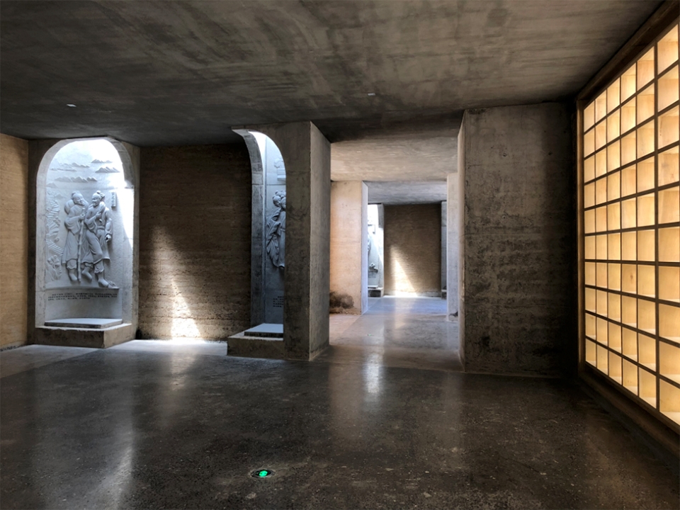 wang jing memorial hall by dna design and architecture studio