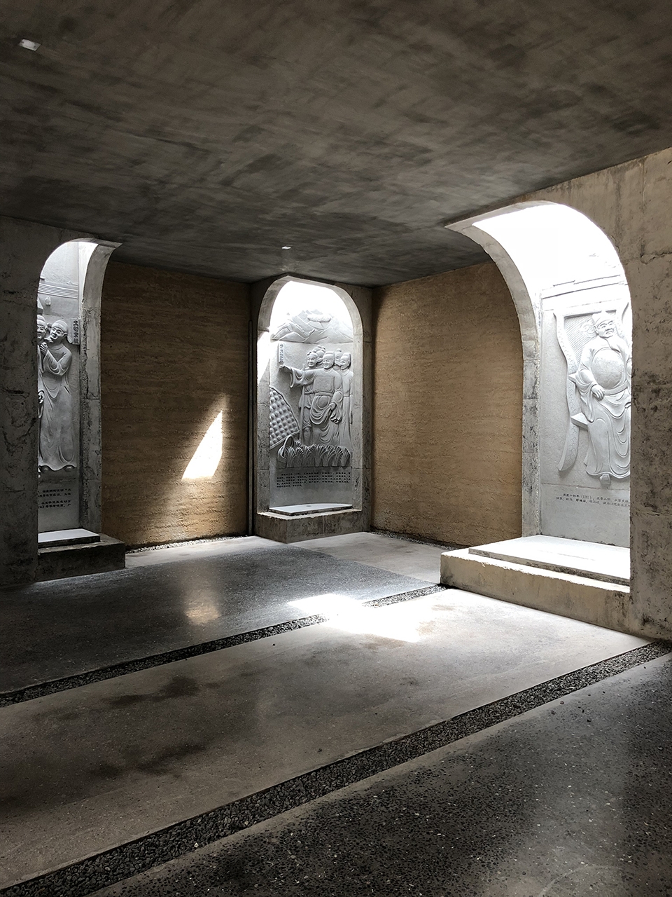 wang jing memorial hall by dna design and architecture studio
