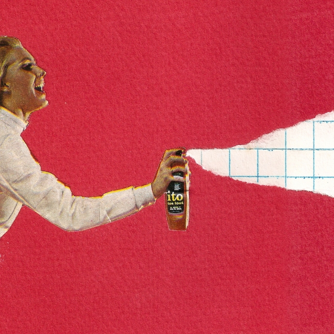 Handmade collage Fitacola