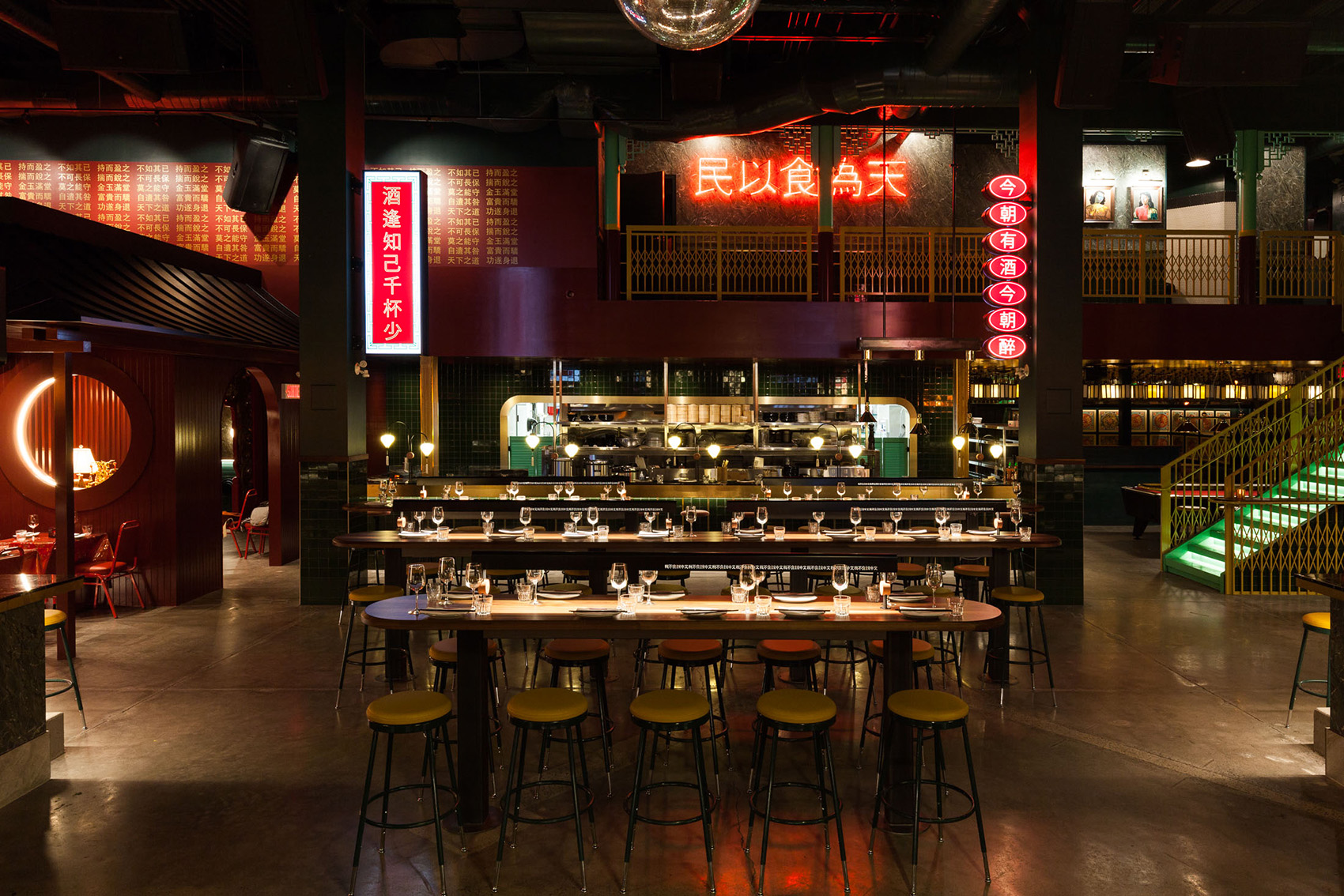 miss wong restaurant by ménard dworkind architecture design