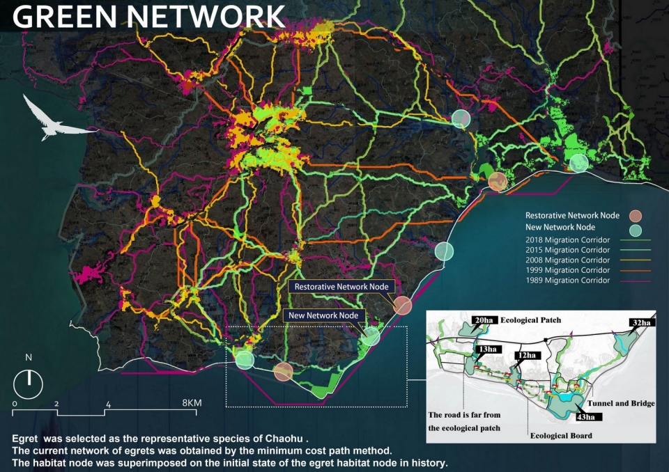 green network ecological corridor building