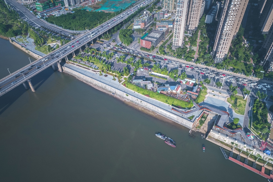 Changsha Xiang River West Bank Commercial Tourism Landscape Zone China by GVL