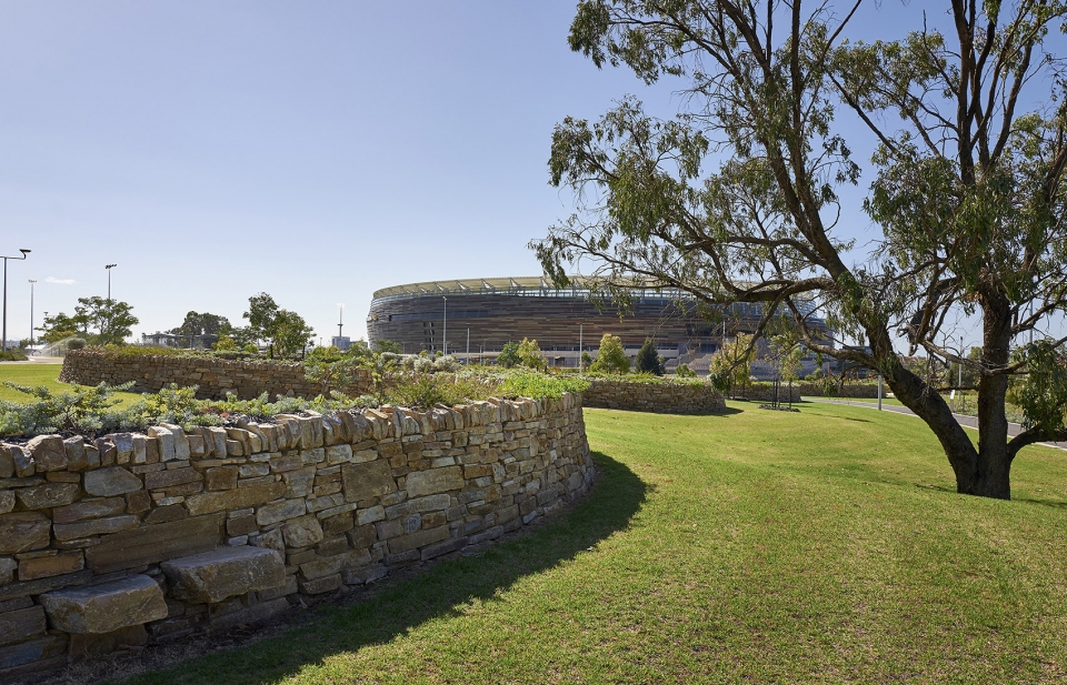 Stadium Park Chevron Parkland Australia by HASSELL
