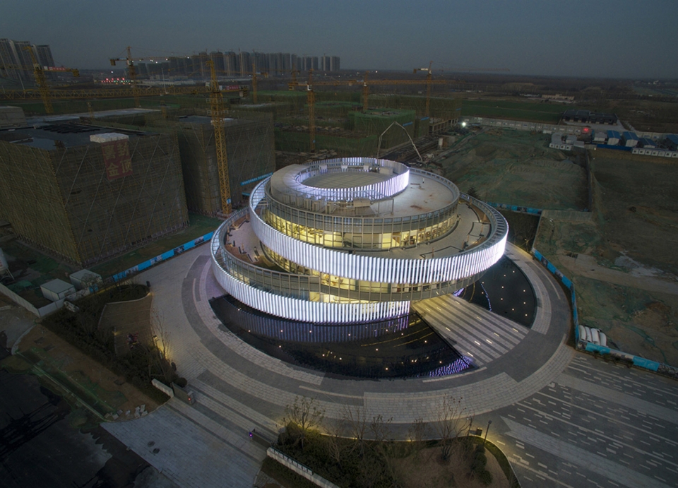 展示中心鸟瞰图LOGO